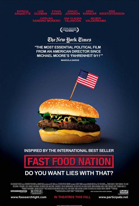 Imitating the social-realist-pastiche style made popular by films such as Traffic, Syriana, and Crash, the movie Fast Food Nation interweaves three narratives in an attempt to show how the burger ...